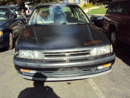1991 HONDA  ACCORD EX SDN, 2.2L AUTO, COLOR BLACK, STL A15183